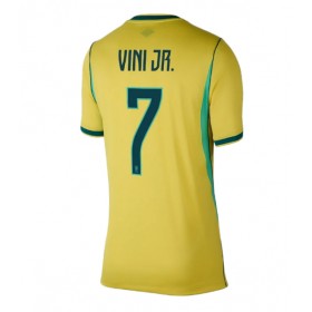 Dámské fotbalový oblečení Brazílie Vinicius Junior #7 Domácí košile MS 2026 Krátkým Rukávem